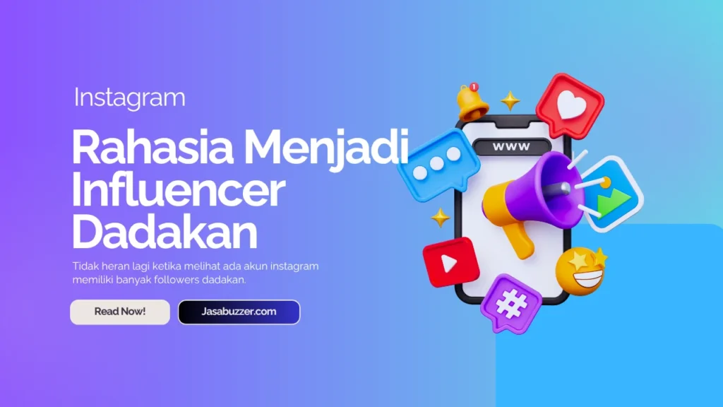 rahasia influencer dadakan