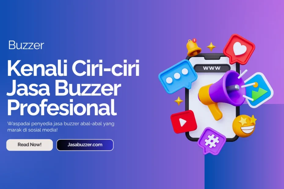 waspada jasa buzzer abal - abal