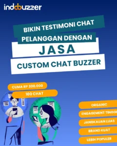 bikin testimoni chat pelanggan